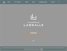 Tablet Screenshot of chateaulassalle.com